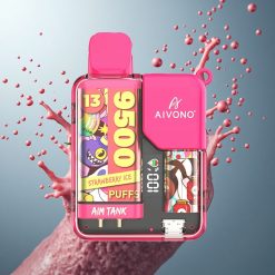 Aivono Aim Tank 9500 Φράουλα Πάγος με 5% Νικοτίνη και 650mAh