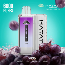 Hayati Infinity 6000 κιτ λοβών σταφύλι F402H150 Hayati Vape Price