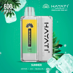 Hayati Miniature 600 κιτ λοβών καλοκαίρι F402H48 Hayati Vapes Wholesale